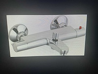 Vico chrome thermostatische badmengkraan - afbeelding 1 van  1