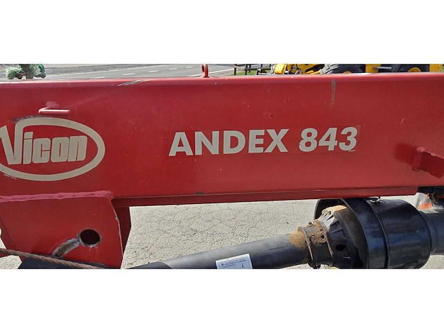 Vicon andex 843 rake - afbeelding 8 van  9
