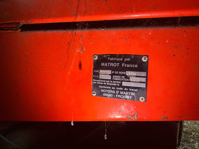 Vicon m2001 depardeur - afbeelding 6 van  6