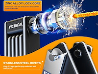 Victgoal vouwfietsslot met verborgen houder - afbeelding 2 van  5