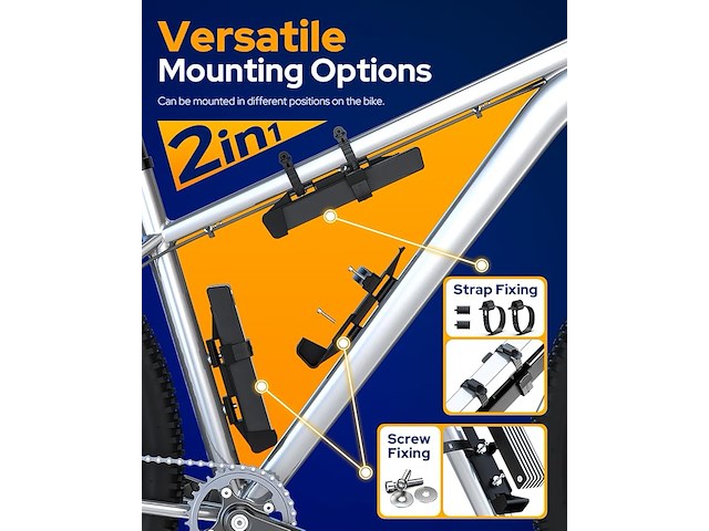 Victgoal vouwfietsslot met verborgen houder - afbeelding 5 van  5