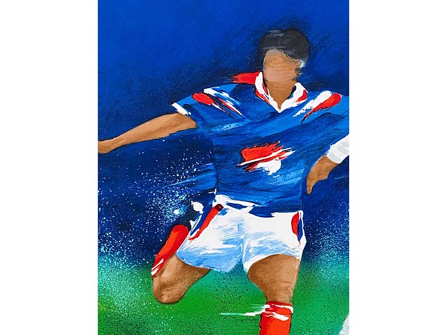 Victor spahn - voetbal - litho - afbeelding 5 van  6