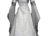 Victoriaans gothic jurk (2xl) - afbeelding 1 van  5