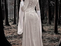 Victoriaans gothic jurk (2xl) - afbeelding 4 van  5