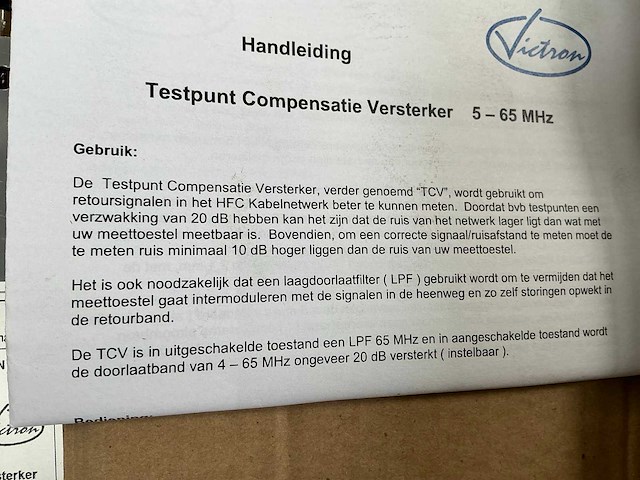 Victron tcv-02 testpunt compensatie versterker (28x) - afbeelding 4 van  5