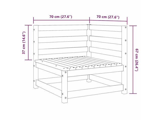 Vidaxl 3-delige loungeset - afbeelding 2 van  7