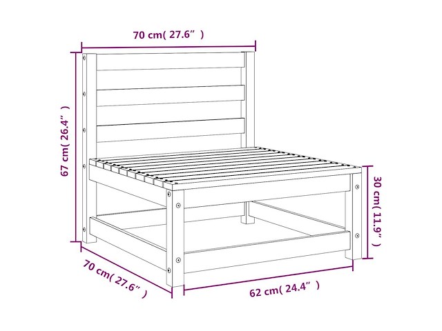 Vidaxl 3-delige loungeset - afbeelding 3 van  7