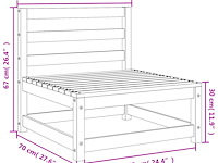 Vidaxl 3-delige loungeset - afbeelding 3 van  7