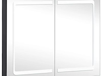 Vidaxl badkamerkast met spiegel en led - afbeelding 1 van  4