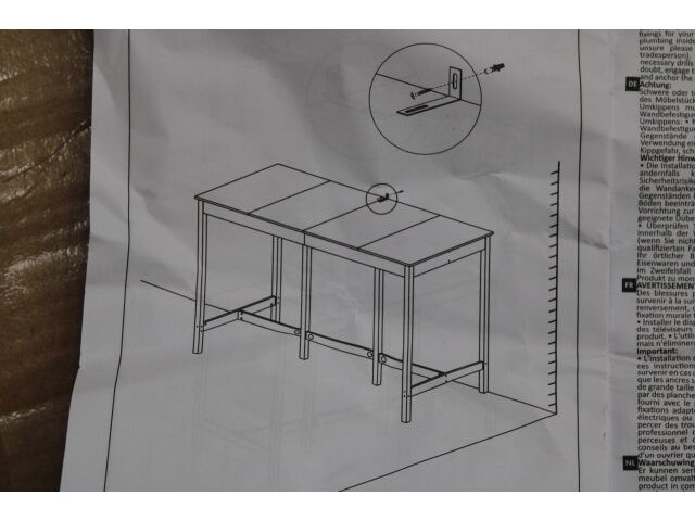 Vidaxl bartafel - afbeelding 2 van  5