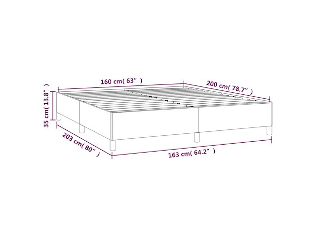 Vidaxl bedframe - afbeelding 2 van  3