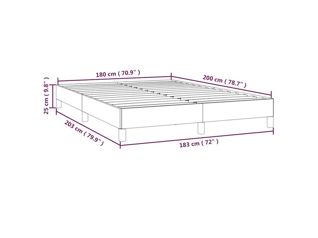Vidaxl bedframe - afbeelding 2 van  3