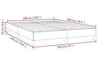 Vidaxl bedframe - afbeelding 2 van  3