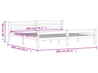 Vidaxl bedframe - afbeelding 4 van  4