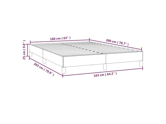 Vidaxl bedframe - afbeelding 2 van  2