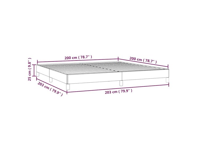 Vidaxl bedframe - afbeelding 2 van  4