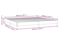 Vidaxl bedframe - afbeelding 2 van  4