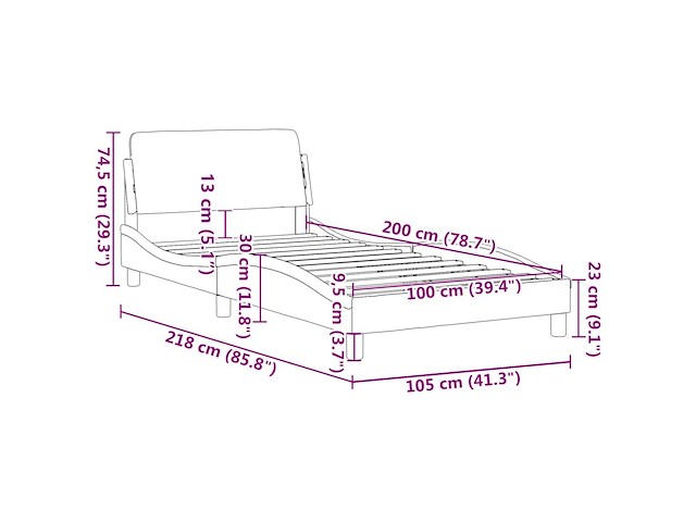 Vidaxl bedframe - afbeelding 4 van  4