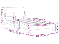 Vidaxl bedframe - afbeelding 4 van  4