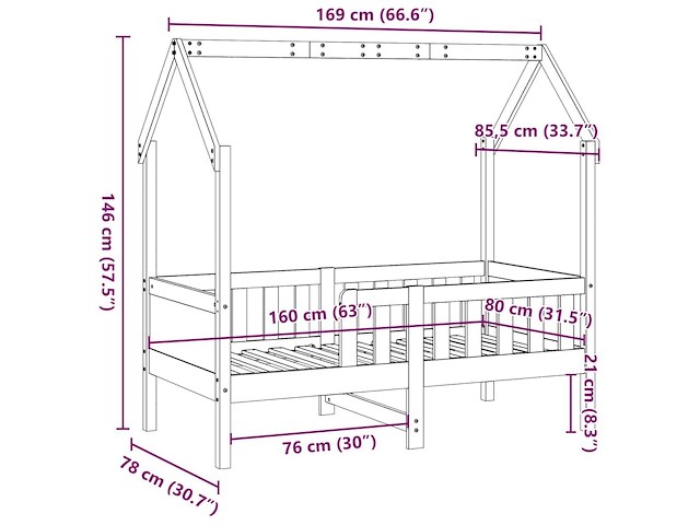 Vidaxl bedhuis - afbeelding 3 van  5