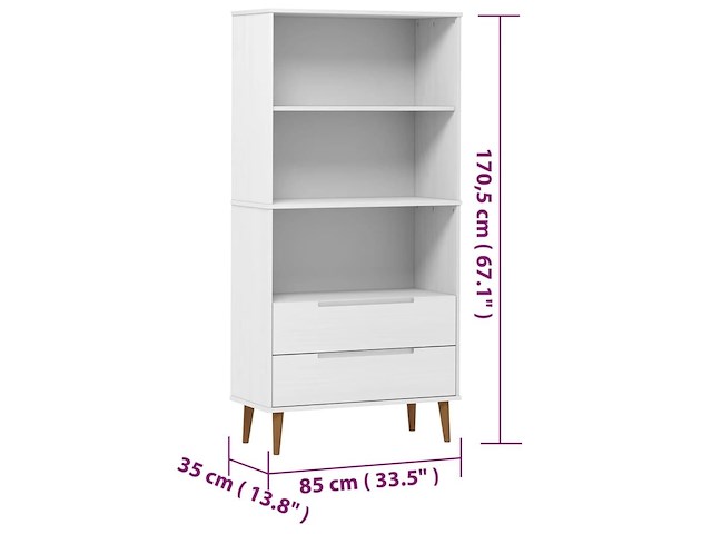 Vidaxl boekenkast - afbeelding 5 van  5