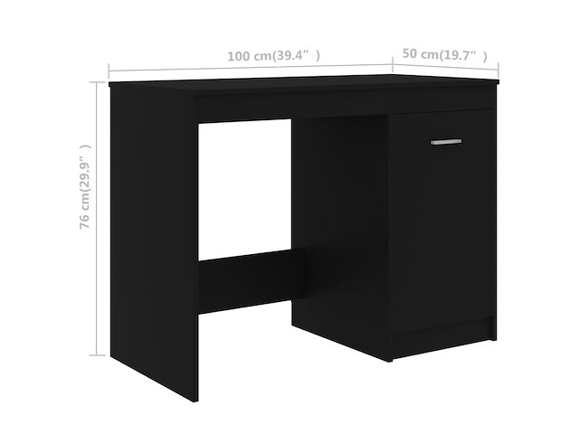 Vidaxl bureau - afbeelding 3 van  3