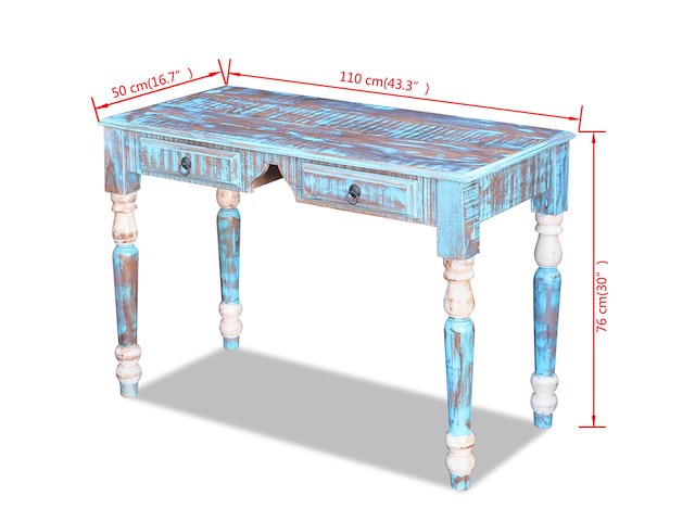 Vidaxl bureau - afbeelding 3 van  3