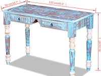 Vidaxl bureau - afbeelding 3 van  3