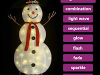 Vidaxl decoratieve sneeuwpop - afbeelding 2 van  4