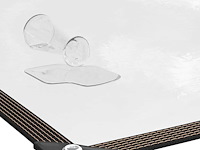 Vidaxl doorzichtig afdekzeil (3 x 3 m) - afbeelding 4 van  6