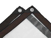 Vidaxl doorzichtig afdekzeil (3 x 3 m) - afbeelding 6 van  6