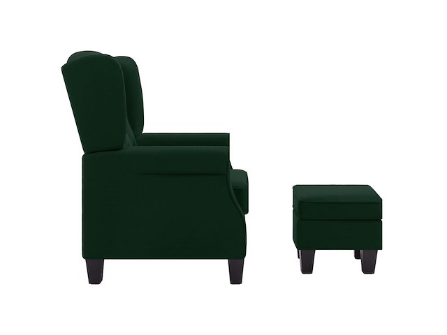 Vidaxl fauteuil met voetenbankje - afbeelding 2 van  3
