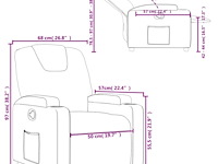 Vidaxl fauteuil - afbeelding 2 van  5