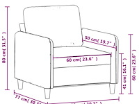 Vidaxl fauteuil - afbeelding 4 van  4