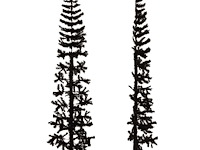 Vidaxl halve kunstkerstboom (240cm) - afbeelding 2 van  4