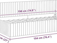 Vidaxl hoekbed - afbeelding 3 van  6