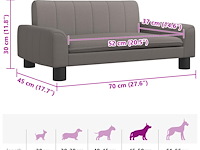 Vidaxl hondenmand (70 x 45 x 30 cm) - afbeelding 3 van  3