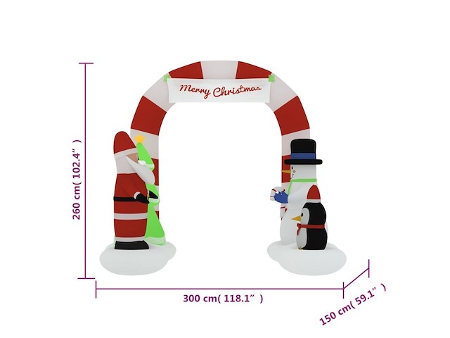 Vidaxl kerstboog - afbeelding 3 van  4