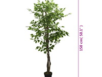 Vidaxl kunstboom ficus (150 cm) - afbeelding 3 van  3