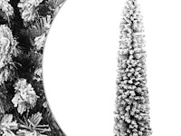 Vidaxl kunstkerstboom met sneeuw - afbeelding 1 van  3