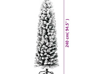 Vidaxl kunstkerstboom met sneeuw - afbeelding 3 van  3