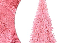 Vidaxl kunstkerstboom (roze) - afbeelding 1 van  3