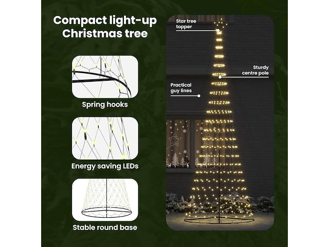 Vidaxl led kerstboom - afbeelding 4 van  4