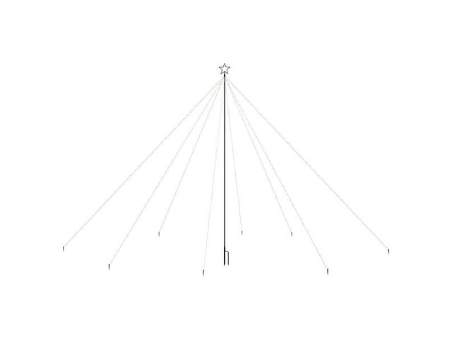 Vidaxl led-kerstboom - afbeelding 2 van  5