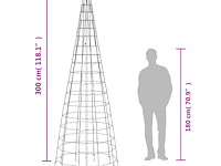 Vidaxl led-kerstboom - afbeelding 2 van  3