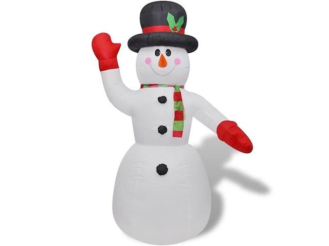 Vidaxl opblaasbare sneeuwpop met led-verlichting - afbeelding 1 van  2
