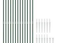 Vidaxl palen voor afsluiting (13 stuks) - afbeelding 1 van  1
