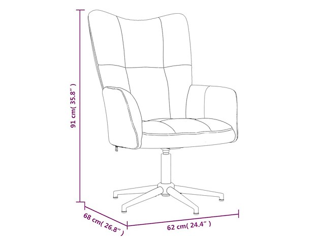 Vidaxl relaxstoel - afbeelding 4 van  4