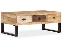 Vidaxl salontafel met 3 lades - afbeelding 1 van  10