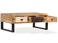 Vidaxl salontafel met 3 lades - afbeelding 4 van  10